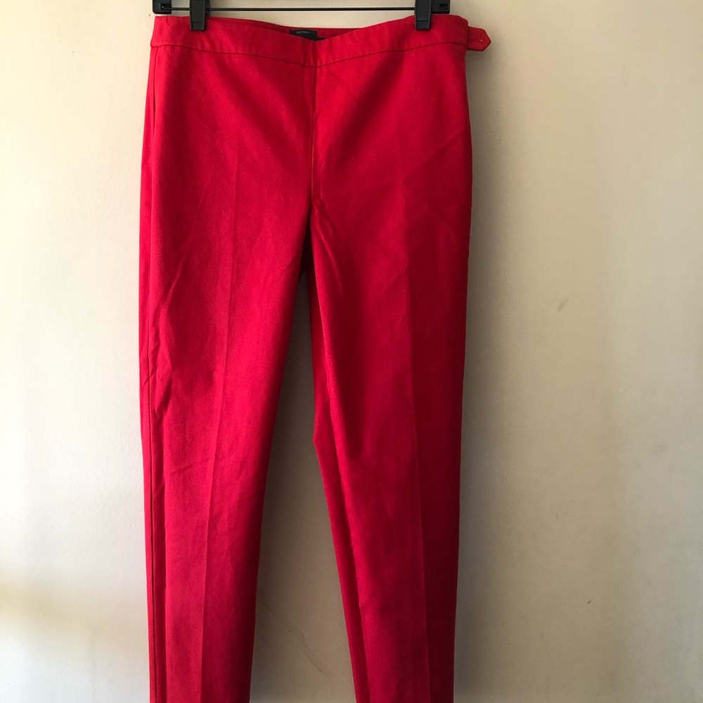 Talbots crop red pant.